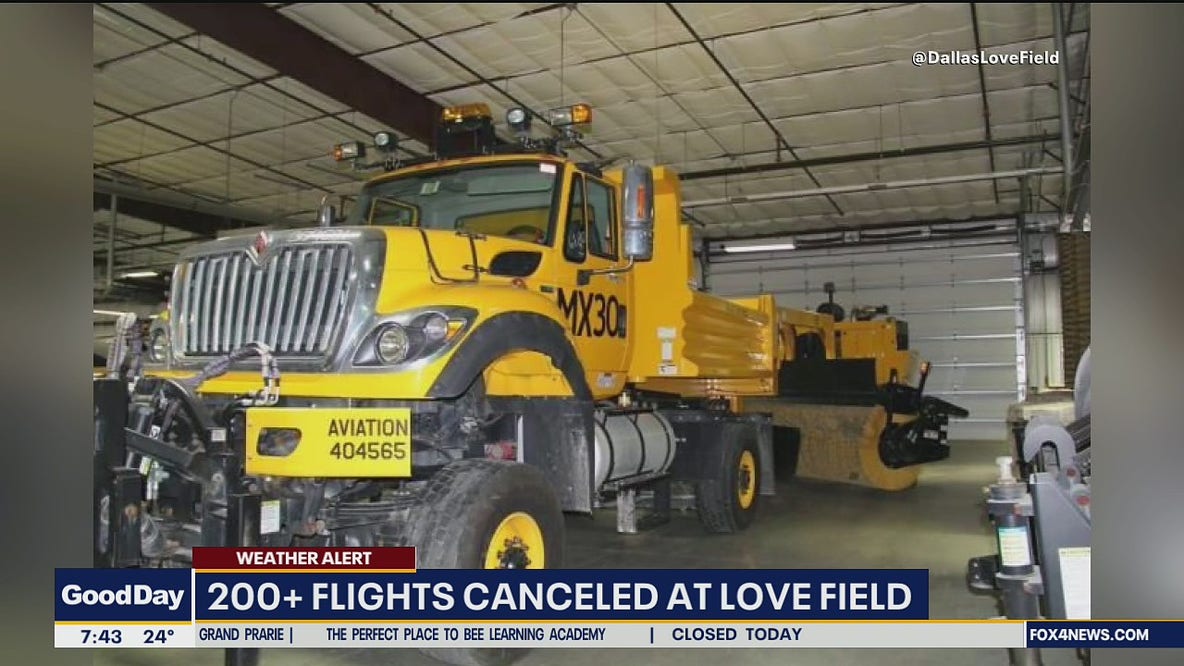 Thousands of flights canceled at DFW, Love Field airports