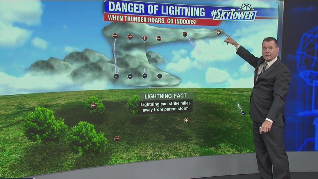 Lightning safety: Why standing under trees during a storm is dangerous