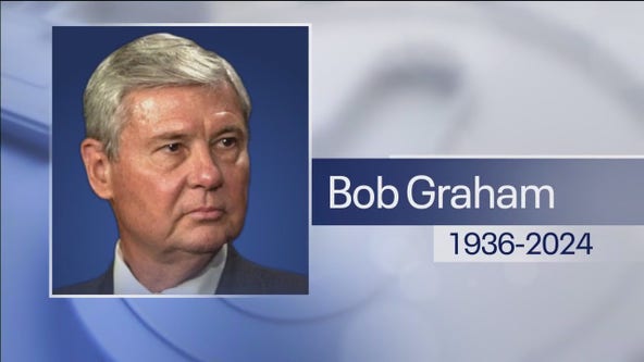 Former Florida Governor Bob Graham dies at 87