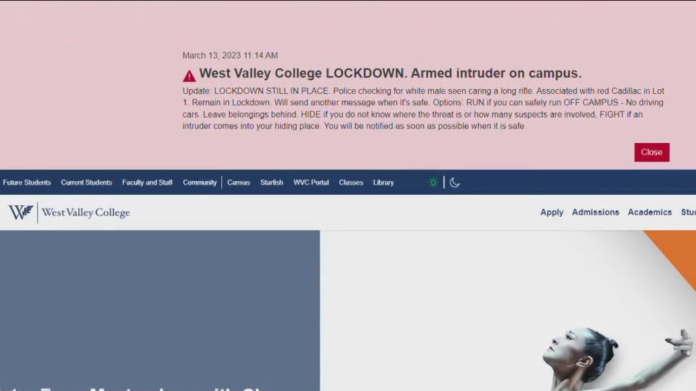 Lockdown at West Valley College