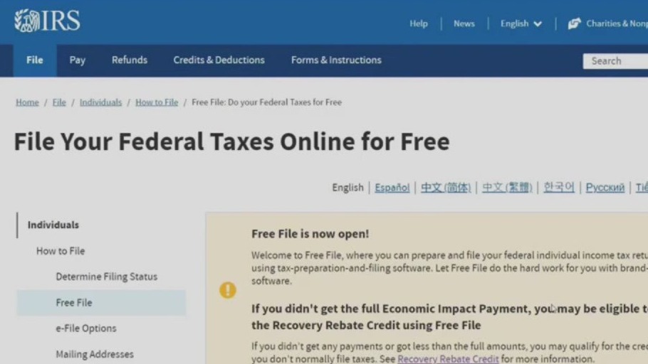 IRS begins accepting tax returns starting today