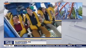 Watch: FOX 29's Jenn Frederick takes the Talon for a spin at Dorney Park
