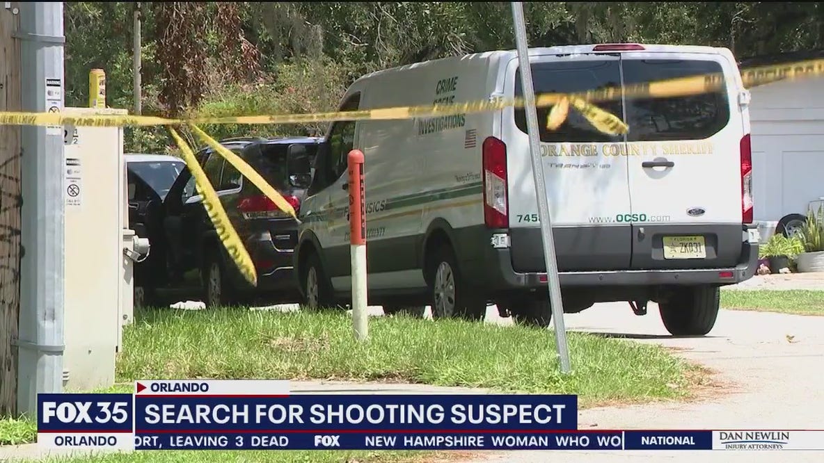 Orange County shooting suspect on the run