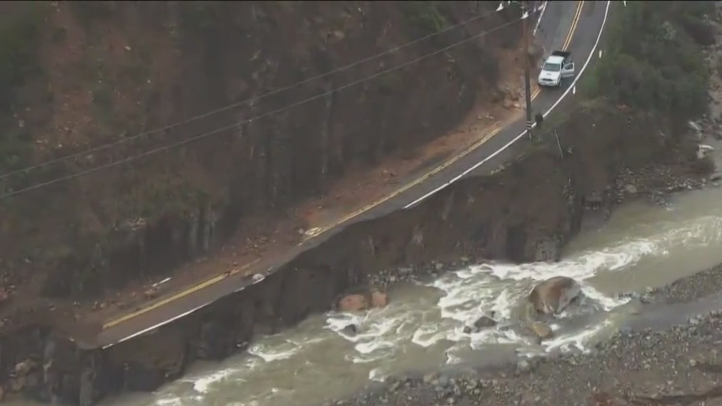 More California storms cause chaos, ruin roads, topple trees