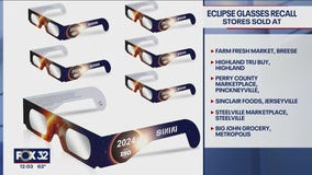 Eclipse glasses sold on Amazon recalled