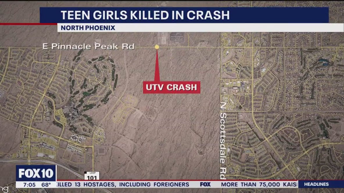 Teen girls killed in UTV crash