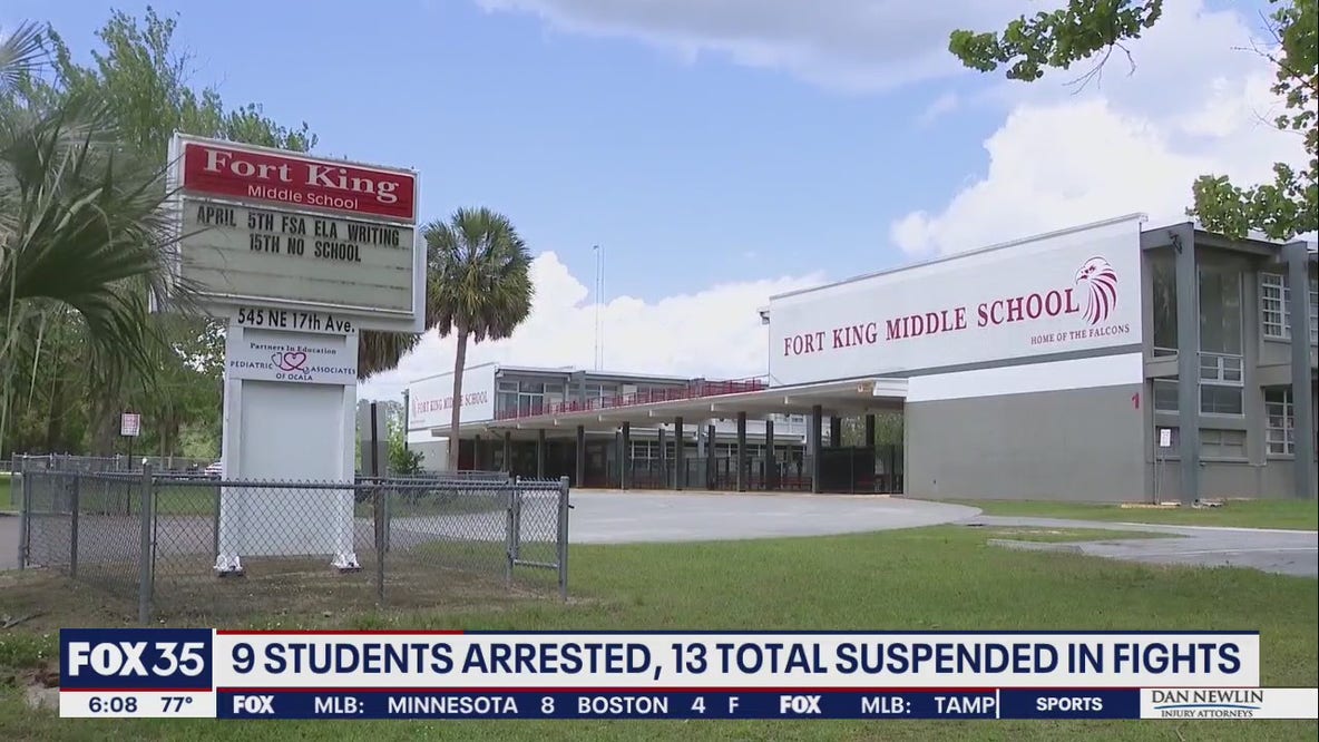 Nine students arrested, 13 suspended for fights at Ocala middle school