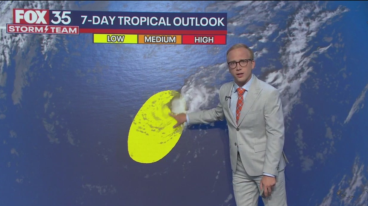Tropical disturbance forms in the Atlantic