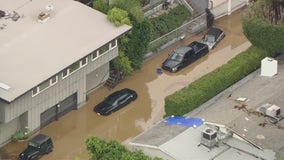 Winter storm triggers mudslide, flooding in Studio City, Hollywood Hills