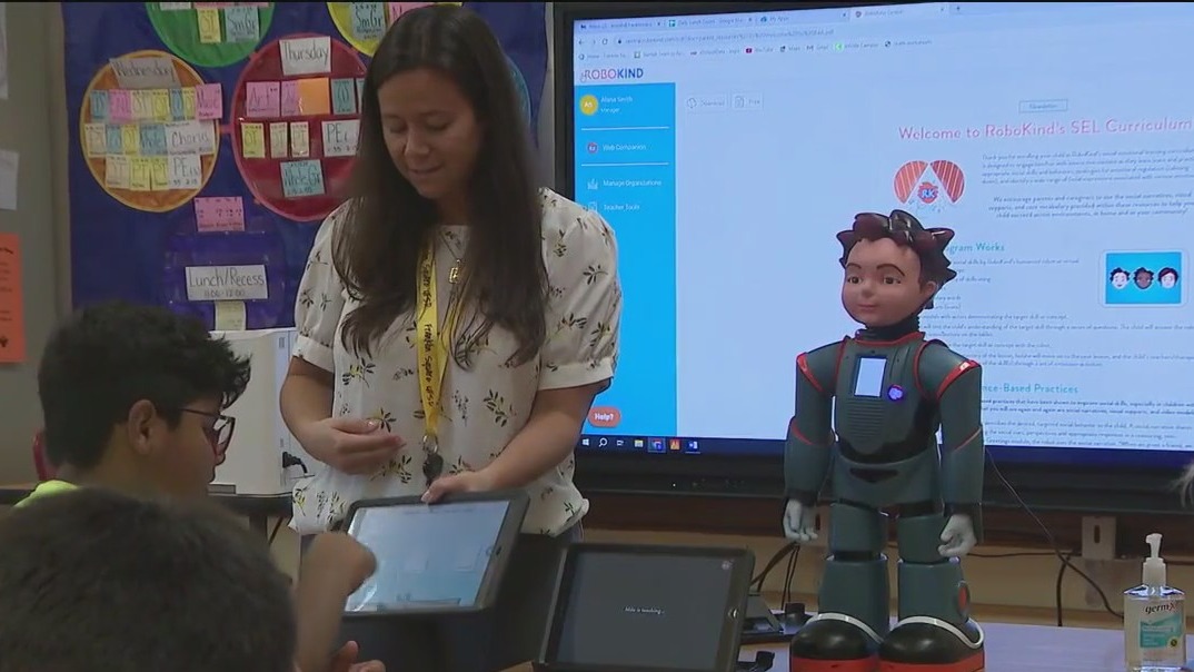 Education robot assists special needs students