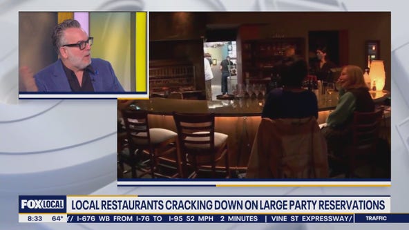 Local restaurants cracking down on large party reservations