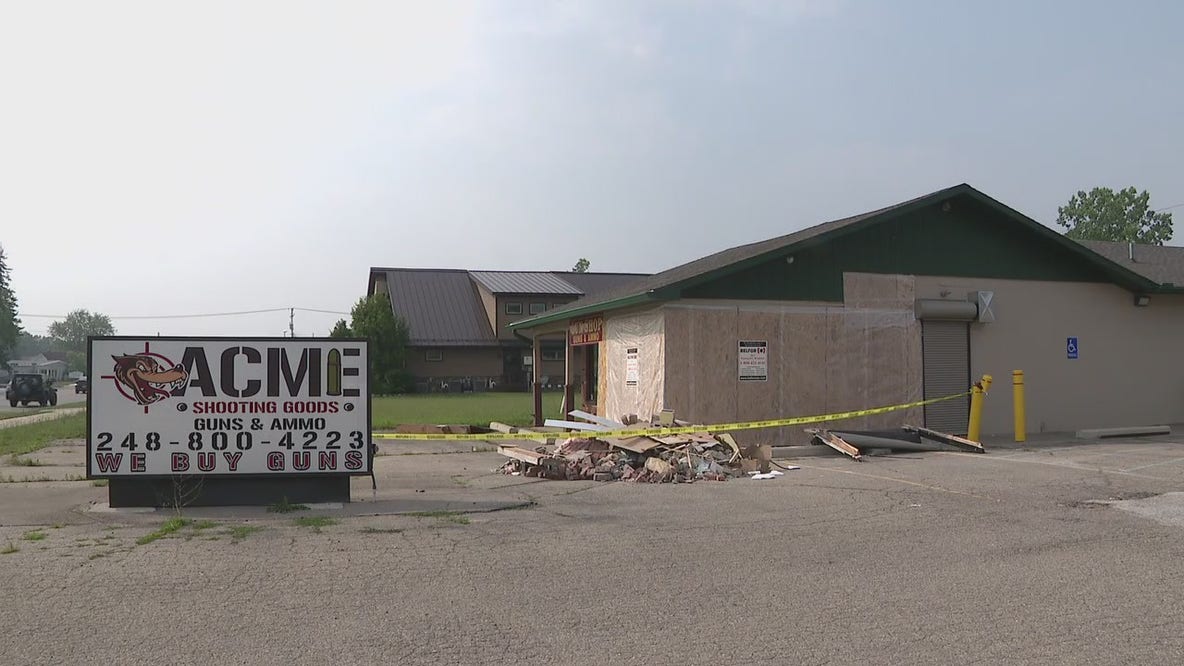 Several firearms stolen from Oxford gun shop