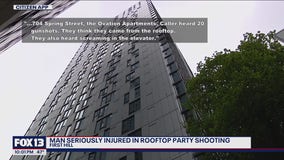 Man injured in Seattle rooftop party shooting