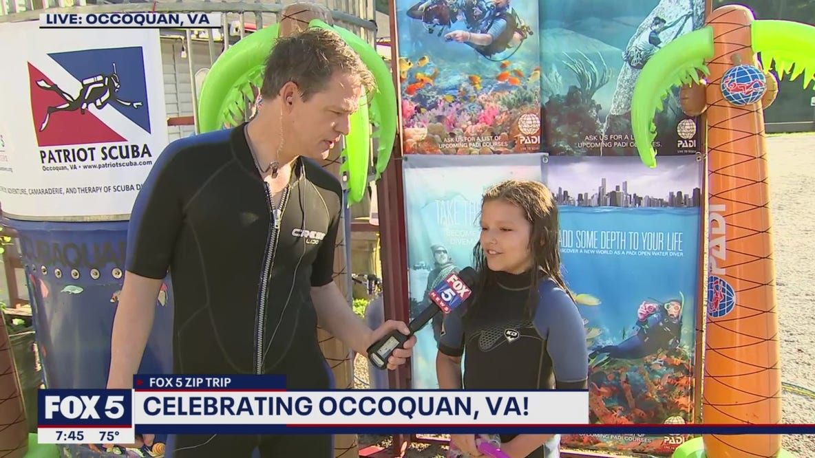 FOX 5 Zip Trip Occoquan: Diving fun!
