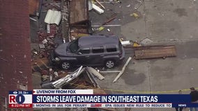 Heavy storms leave damage in parts of Texas