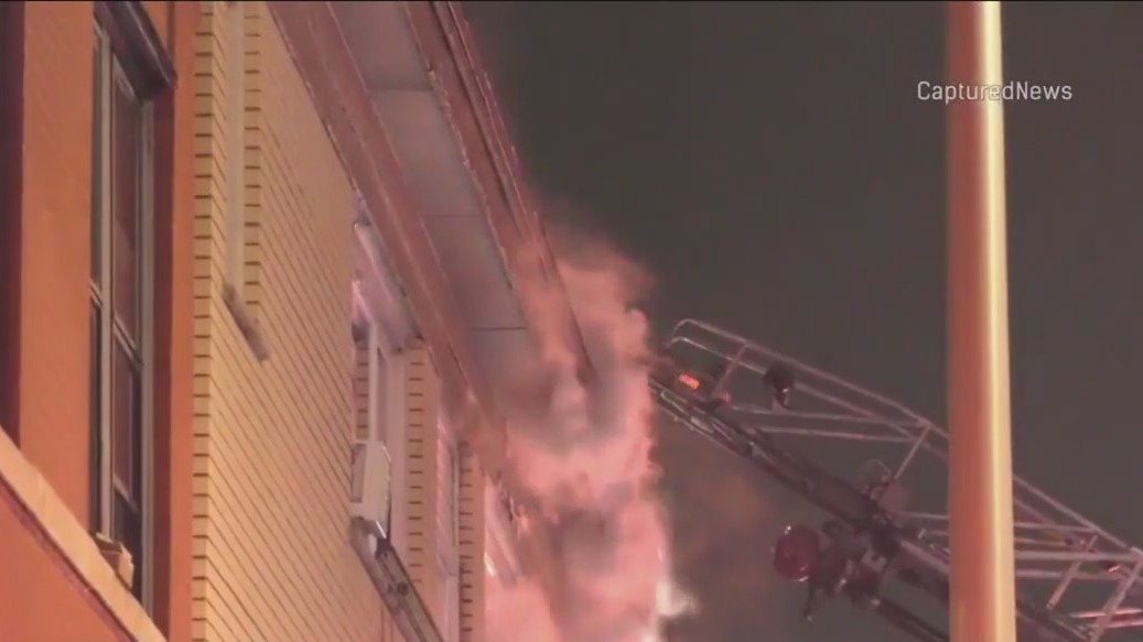 Cicero apartment fire Crews battle blaze that displaced residents