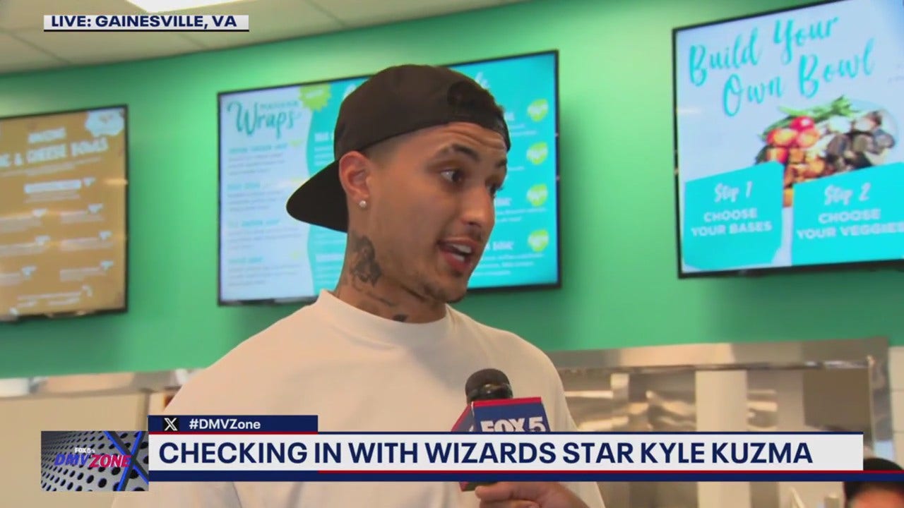 Inside Wizards star Kyle Kuzma's healthy Virginia restaurant Mahana Fresh