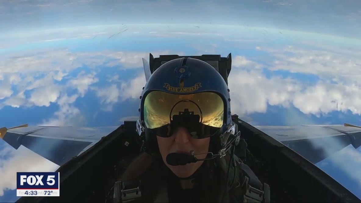 Fayette County teacher experiences thrill of Blue Angels flight
