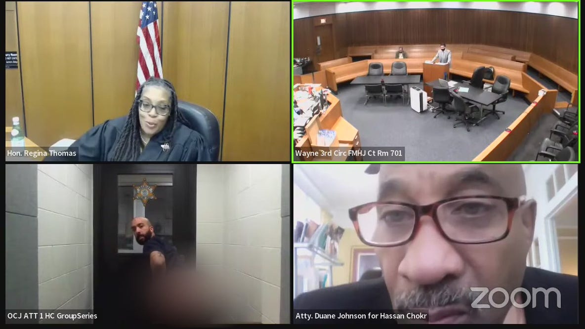 Dearborn man accused of ethnic intimidation at Jewish temple moons judge in court outburst
