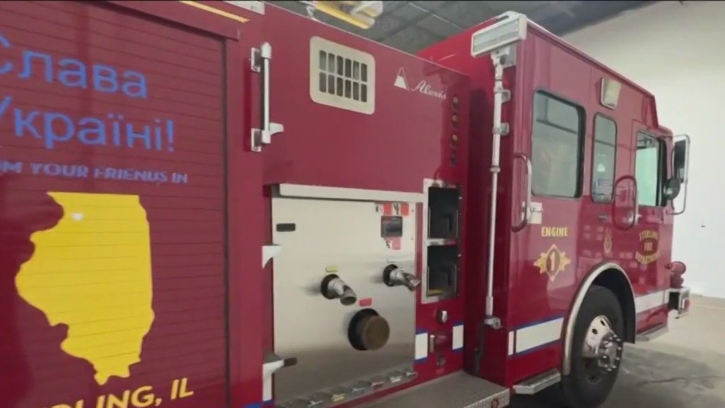 Chicago-based organization receives donated fire truck to ship to Ukraine