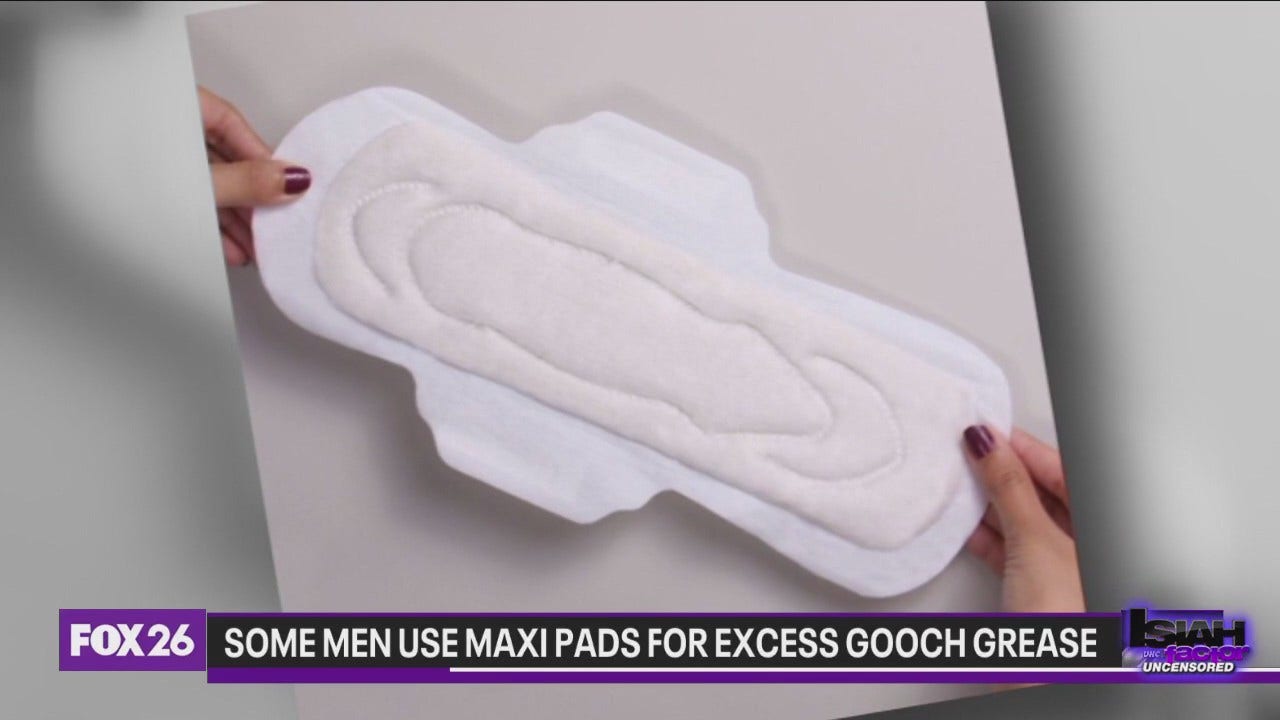 What is Gooch Grease?: Some men using maxi pads cause of excess