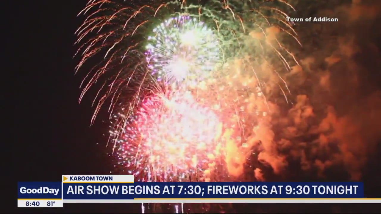 Addison to host Kaboom Town fireworks show Monday night Addison to host Kaboom Town fireworks show Monday night