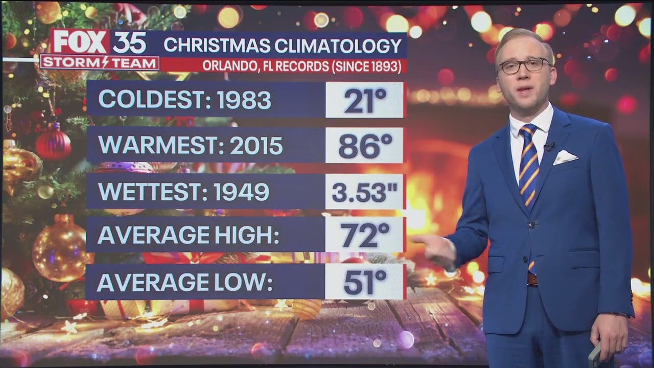 Christmas Eve Weather Forecast Dec. 24, 2023 FOX 35 Orlando