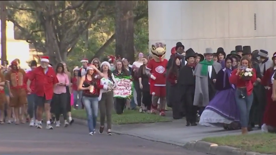 Little girl with cancer celebrates Christmas early