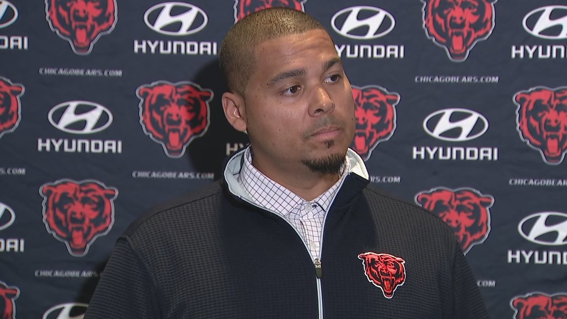 Bears GM Ryan Poles speaks on Day One of the NFL Combine