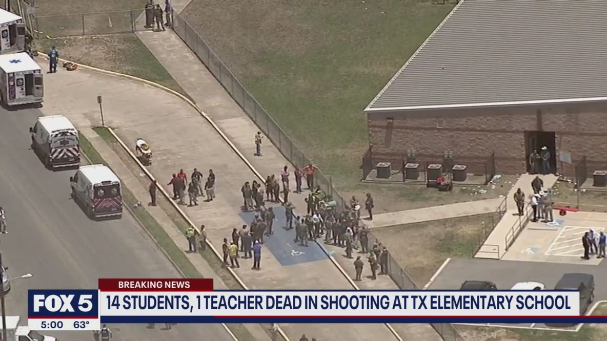14 children, 1 teacher dead following report of "active shooter" at Texas elementary school