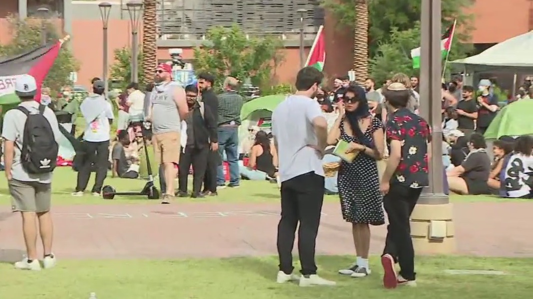 Protestors at ASU call for Israeli condemnation