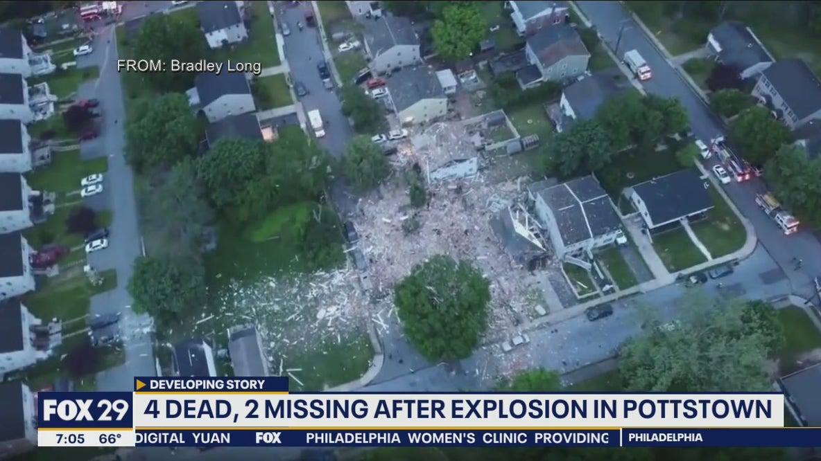 Authorities investigating deadly house explosion in Pottstown