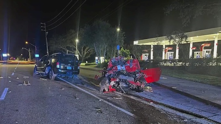 Teen driver sought after high-speed crash