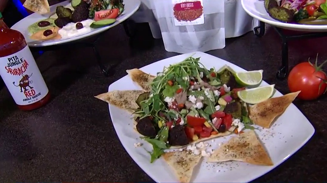 Pita Jungle demonstrates how to make falafel