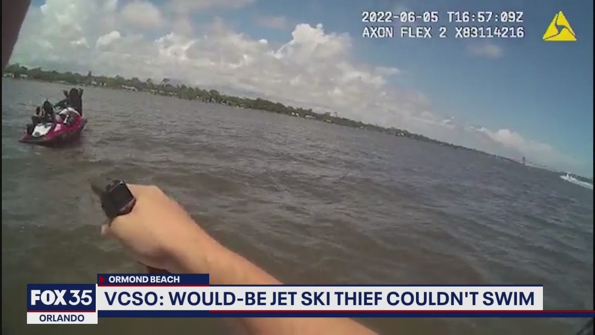 Would-be Jet Ski thief couldn't swim, deputies say