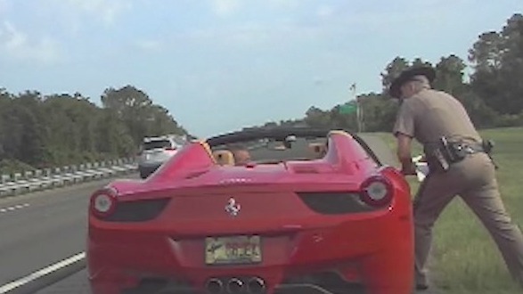 'I run the county' Florida commissioner tells trooper after being caught speeding in Ferrari, video shows
