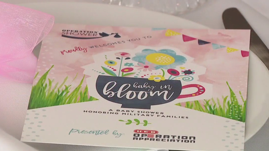 Military expectant mothers have baby shower