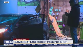 Damage at Lake Forest Park pot shop