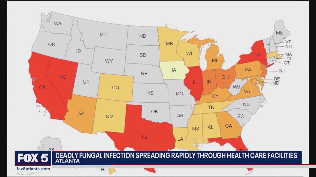 Deadly fungal infection spreading rapidly across U.S.