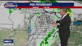 More light showers possible tonight