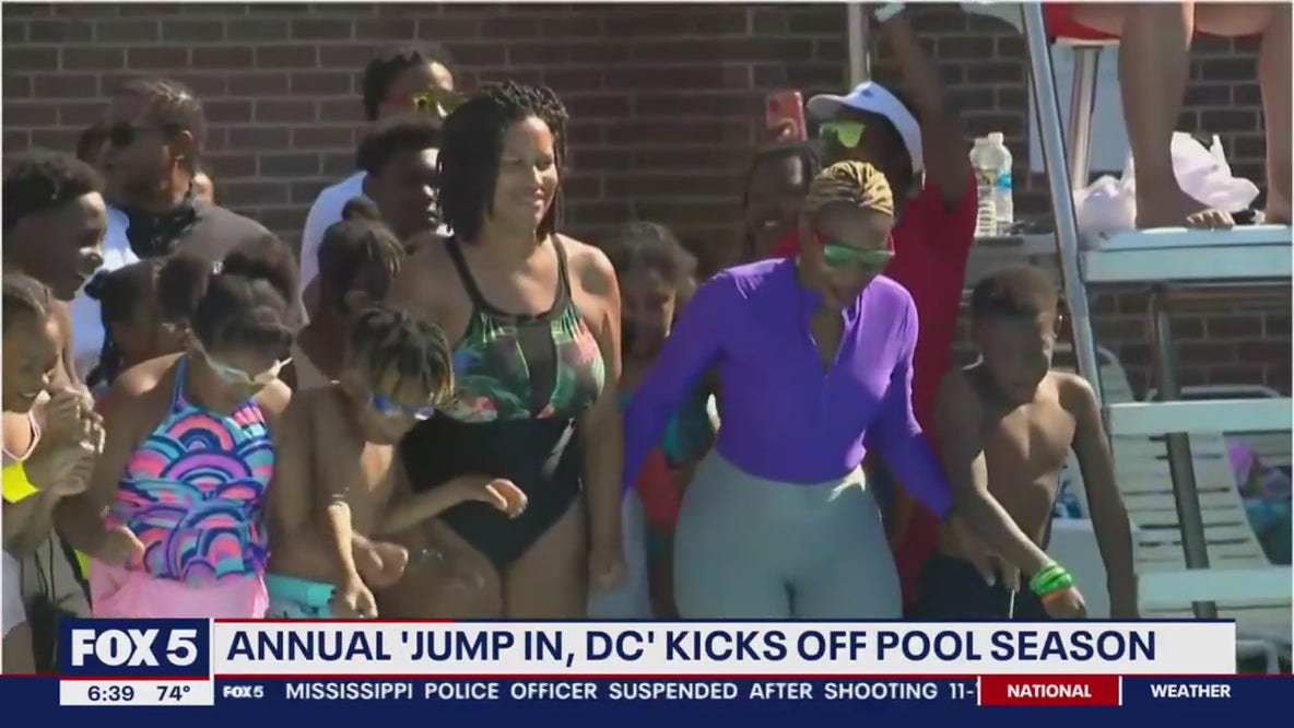Annual 'Jump In, DC' kicks off pool season