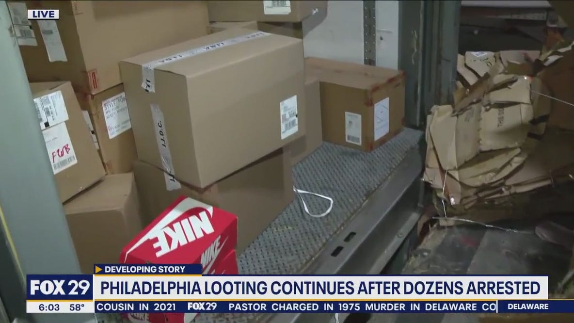 Philadelphia looting continues for second night after dozens arrested