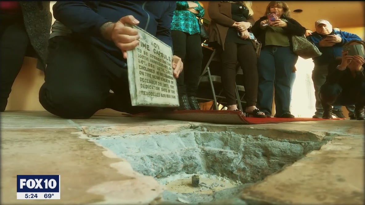 40 years later, time capsule buried by Phoenix radio station opened