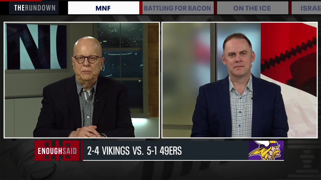 Enough Said: Vikings on Monday Night Football, Gophers vs. Iowa and the Israel-Hamas war