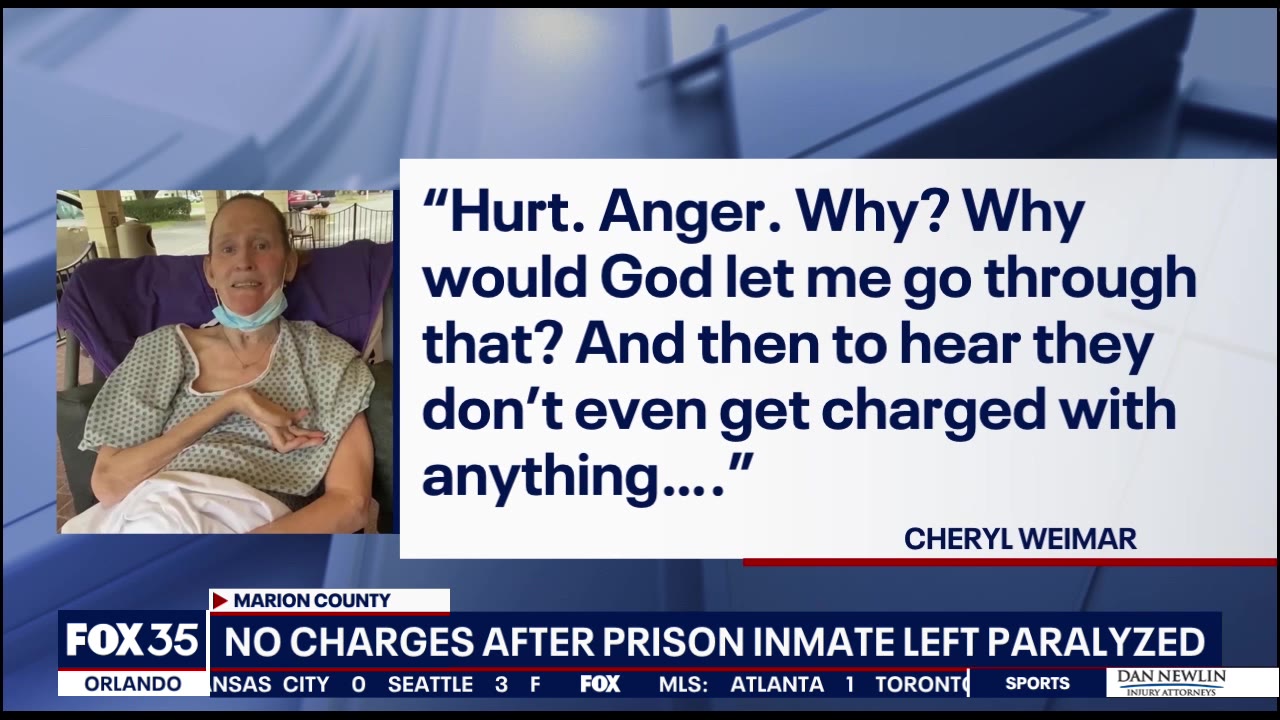 No charges after prison inmate left paralyzed