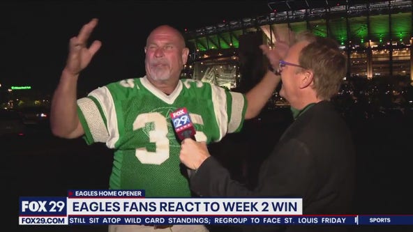 Eagles fans excited about 2-0 start to season after win over Vikings