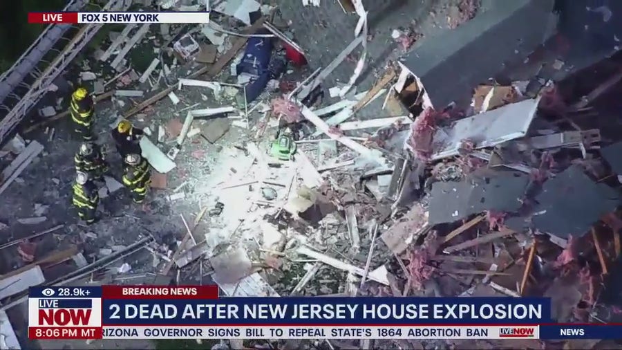 One dead, another injured in New Jersey explosion