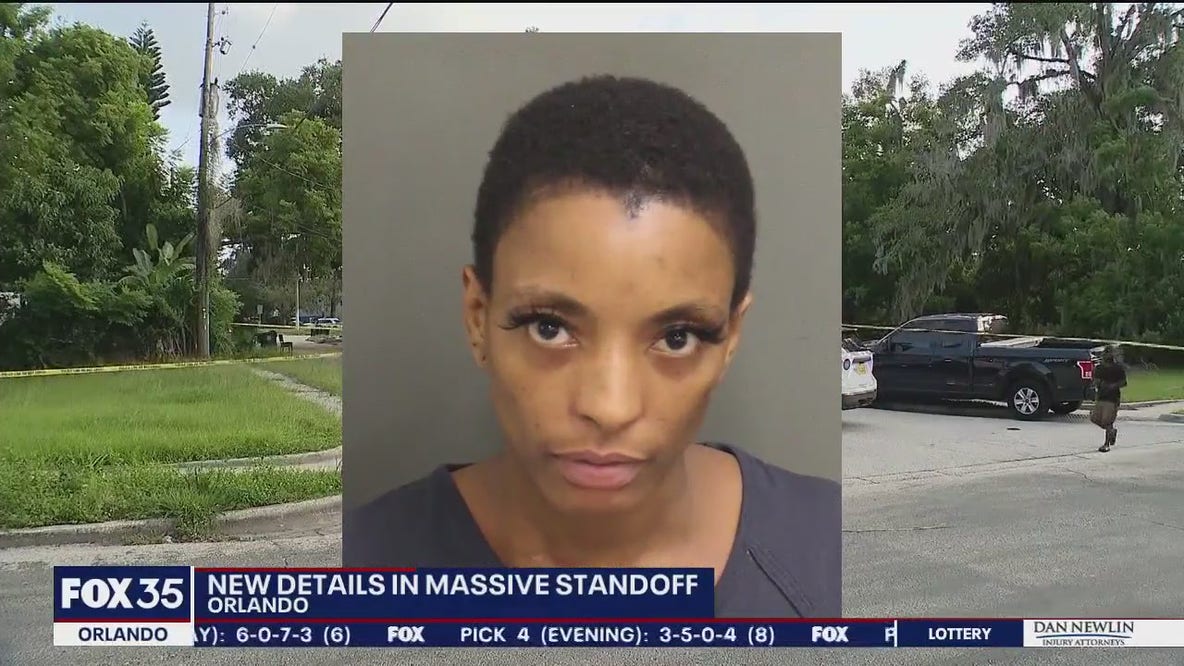 Mom barricades herself in home with 3 kids