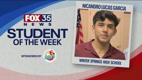 Student of the Week: Nicandro Lucas Garcia, Winter Springs High School