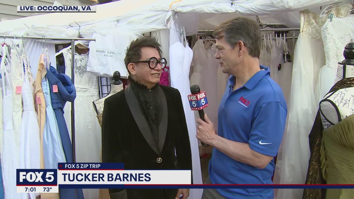 FOX 5 Zip Trip Occoquan: Andre Soriano’s bridal studio